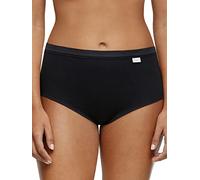 Chantelle Braguita de Cintura Alta cómoda algodón Ropa Interior, Negro, M para Mujer