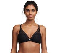 Chantelle Festive Lace Plunge Bra Sujetador para Camiseta, Opaco, Negro (Schwarz 11), 90G para Mujer