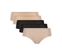 Chantelle Hipster elástico Suave Paquete de 5 Ropa Interior a la Cadera, Multicolor, Talla única/XL para Mujer