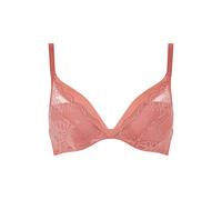 Chantelle Midnight Flowers - Plunge T-shirt Bra Peach Delight Talla: G80 | Brasieres Outlet | Mujer | Naranja