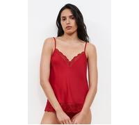Chantelle Midnight Flowers Scarlet Talla: XS | Camisetas de Seda Outlet | Mujer | Rojo