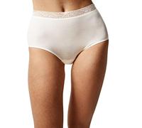 Chantelle Braguita Cintura Alta elástica Suave con Encaje Ropa Interior, Marfil, Talla única para Mujer