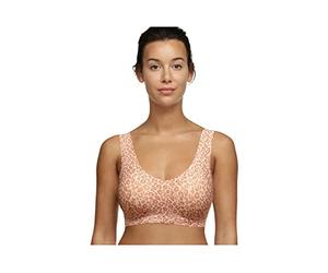 Chantelle Softstretch Padded V Neck Bra Sujetador Moldeado, Leo Neutral, X-Large-XX-Large para Mujer
