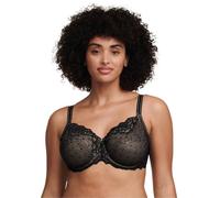 Sujetador de encaje Chantelle Rive Gauche, sin forro, cobertura completa, para mujer., Negro -, 70 D (Talla del fabricante: 32D)