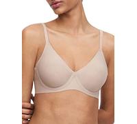 Chantelle Sujetador con Aros sin Relleno Softstretch Plunge, Opaco, Arena Desnuda, 80D (Talla del Fabricante: 36D) para Mujer