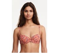 Chantelle Sw Bra Tshirt Half Cup Memory Orange Leopard Talla: G80 | Bikinis Outlet | Mujer | Naranja
