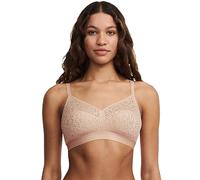 Chantelle Womens Norah Supportive Wirefree Bra, Nude Blush, 36D US