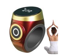 Chanting Counter - Cuentas Mantra Tally, clicker electrónico de oración | Contador de anillos de dedo para práctica mental budista, rastreador de enfoque, herramienta de meditación compacta
