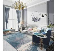 Chanxiang666 Alfombra Antideslizante 120x200cm Sala de Estar/Dormitorio/despacho/Mesa de centroEstilo Blanco y Negro, Textura de Piel de Tigre sintética