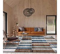 Chanxiang666 Alfombra Diseño Moderno 140x230cm con Ribete, Suave, Lavable a máquina.Textura Tejida Falsa degradada Gris Rosa