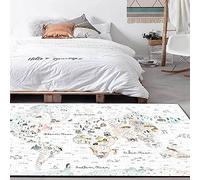 Chanxiang666 Alfombras Grandes Alfombra 160x230cm Sala de Estar/Dormitorio/despacho/Mesa de centronegro Abstracto Desgastado Resistente a la Suciedad