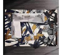 Chanxiang666 Alfombras Grandes Alfombra 160x230cm Sala de Estar/Dormitorio/despacho/Mesa de centroReflejo de una Calle de la Ciudad en el Agua por la Noche