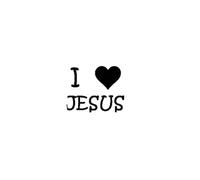 CHANYI 12.7Cmx10.1Cm Love Jesus Motorcycle Car Sticker Decals Negro/Plata Parachoques De Coche Inodoro Refrigerador Motocicleta Bicicleta Decorativa