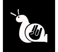 CHANYI 15Cmx13.8Cm Turbo Caracol Vinilo Coche Pegatina Divertida Calcomanía Motocicleta Negro Plata Parachoques Coche Inodoro Refrigerador Motocicleta Bicicleta Decorativa