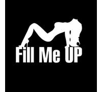 CHANYI Lléname Con Pegatinas De Coche En Inglés Ayúdame A Llenar La Tapa Del Tanque De Combustible Y Pega Pegatinas De Coche De Persona Hermosa