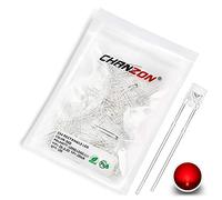 Chanzon 100 piezas luces de diodo LED rojo 2x3x4 (cuadrado transparente transparente DC 2V 20mA) Bombilla de iluminación brillante Lámparas Componentes electrónicos Diodos emisores de luz indicadora