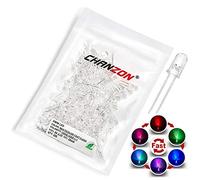 Chanzon 100 Piezas piezas 5mm RGB Multicolor Parpadeo rápido (cambio de color múltiple) Dinámica Diodos LED (CC circular intermitente) Componentes electrónicos Diodos emisores de luz parpadeante