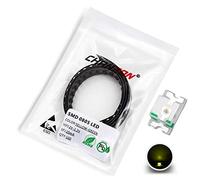 Chanzon 100 piezas SMD 0805 (2mm x 1.2mm) Bombilla LED de color verde amarillo luces de diodo 2V 20mA Iluminación Lámparas Componentes Electrónicos Indicador de diodos emisores de luz