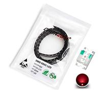 CHANZON 100 piezas SMD 0805 (2mm x 1.2mm) Luces de diodo LED rojo 2V 20mA Bombilla de iluminación Lámparas Componentes electrónicos Diodos emisores de luz indicadora