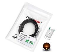 Chanzon 100 piezas SMD 1206 (3.2mm x 1.6 mm) Luces de diodo LED amarillo 2V 20mA Bombilla de iluminación Lámparas Componentes electrónicos Diodos emisores de luz indicadora