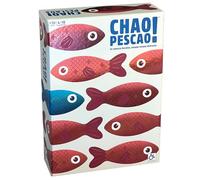 Mercurio - Chao Pescao! | Juego de Preguntas y Respuestas Falsas |Incluye 100 Cartas de Preguntas a Doble Cara, 8 Fichas de Puntos y 1 Dispensador de Cartas| para 3 a 6 Jugadores