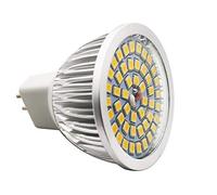 Chao Zan 1 pieza ； un producto nuevo MR16 LED Bombillas ; 48 * 2835 SMD 6 W LED Lámpara, 520 Lm, recambio para halógeno de 50 W lámpara, 12 V AC/DC, Blanco cálido, ángulo de haz de 120 °,58 X 48 mm