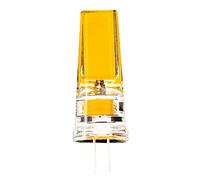 Chao Zan 5W Mini Bombilla LED G4 COB LED AC DC 12V Blanco cálido 3000K,400Lm,360º Ángulo de haz, No Regulable,Pack of 1