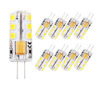 Chao Zan Bombillas LED G4 3W G4 Bombillas LED Blanco frío 6000k alto brillo,AC/DC12V,No regulable,Paquete de 8
