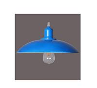 Chao Zan E27 Lámpara de Techo Retro Vintage Industrial Estilo Metal Colgante de Luz Sala de Estar Comedor Restaurante Hotel Cafetería Loft Araña de Luces, Azul