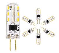 Chao Zan G4 Bombilla LED - 2W/120LM, equivalente a 15W, Blanco Cálido 3000K, AC 220V, no regulable, Pack de 6