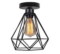 Chao Zan moderno industrial vintage retro luz de techo lámpara de techo suspensión lámparas colgantes, enchufe E27, para pasillo, entrada, comedor, bar, café, dormitorio, sala de estudio, oficina.