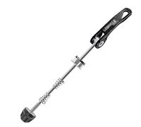 CHAOMIN Brochetas de liberación rápida de aleación de Aluminio for Bicicletas de montaña y de Carretera - Brocheta Ligera de Eje Delantero de 145 mm(Black)