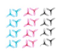 ChaonGhemieux 24 uds/12 Pares D2.5 hélice de 3 aspas de 2,5 Pulgadas PC FPV Orificio de 1,5mm for Dron FPV de Motor 1404, for SpeedyBee BEE25, Unidad de Aire d-ji O4(12pairs Mix D)