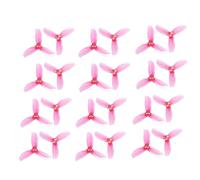 ChaonGhemieux 24 uds/12 Pares D2.5 hélice de 3 aspas de 2,5 Pulgadas PC FPV Orificio de 1,5mm for Dron FPV de Motor 1404, for SpeedyBee BEE25, Unidad de Aire d-ji O4(Pink)