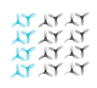 ChaonGhemieux 24 uds/12 Pares D2.5 hélice de 3 aspas de 2,5 Pulgadas PC FPV Orificio de 1,5mm for Dron FPV de Motor 1404, for SpeedyBee BEE25, Unidad de Aire d-ji O4(12pairs Mix C)