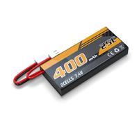 ChaonGhemieux Batería Lipo de Paquete Suave de 7,4 V 400 mAh con Enchufe JST Piezas de Repuesto compatibles con Volantex F4U Corsair 76803 avión Warbird RC sin escobillas