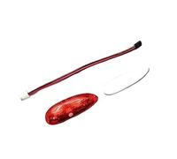 ChaonGhemieux Luz de navegación inalámbrica LED estroboscópica, lámpara Colorida de Vuelo Nocturno Compatible con RC Jet, Quadcopter y Drone multirotor(Red)