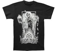 CHAOOFANG Thy Art is Murder Men's Evil Priest T-Shirt Black Black