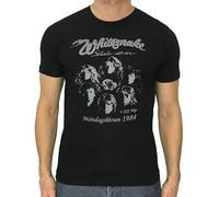 CHAOOFANG Whitesnake t-Shirt David Coverdale 1984 Retro Size S to 5XL Black