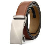 CHAOREN Cinturones Hombre - Cinturón Hombre Cuero sin Agujeros Ancho 35mm - Encaja en Cualquier Lugar