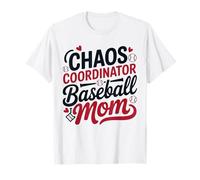 Chaos Coordinator Baseball Mom Funny Sports Season Mom Camiseta