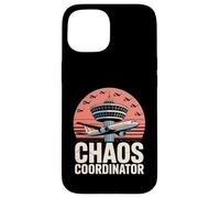 Chaos Coordinator Funny Air Traffic Control ATC Carcasa para iPhone 15