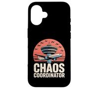 Chaos Coordinator Funny Air Traffic Control ATC Carcasa para iPhone 16