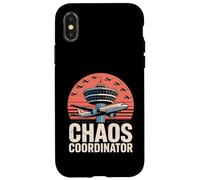 Chaos Coordinator Funny Air Traffic Control ATC Carcasa para iPhone X/XS