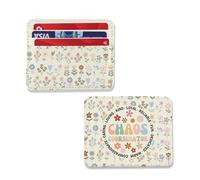 Chaos Coordinator Gift Boss Lady - Tarjetero de piel para jefe y maestra, regalo de agradecimiento, Cartera Chaos, S, Retro