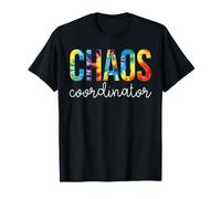 Chaos Coordinator Tie Dye Retro Rainbow para el Regreso a Clases Camiseta