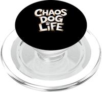 Chaos Dog Funny Dog Lover Cita Humor PopSockets PopGrip para MagSafe