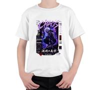 Chaos Embrace the Disorder Techwear Japan Y2K - Camiseta infantil, Blanco, 116