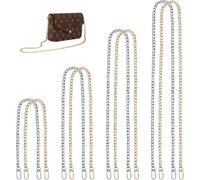 CHAOTEMAI 8 Piezas Bandolera Mujer Cadena Correa de Hombro Bolso Ajustable Cadena de Correa para el Hombro de Metal,para Bolso Wallet Chain Bolso Bandolera Bolso de Hombro para Mujer