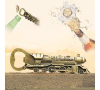 CHAOTEMAI Sacacorchos, Abrebotellas de Locomotora de Vapor, Abrebotellas de Locomotora de Vapor Divertido, Regalos Personalizados Para Hombres, Abrebotellas de Cerveza Portátil Para él